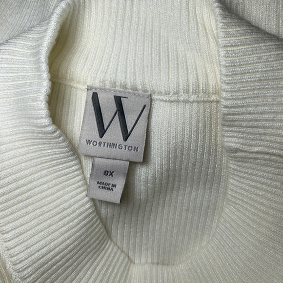 WORTHINGTON mock neck long sleeve sweater size 0X - Picture 5 of 7